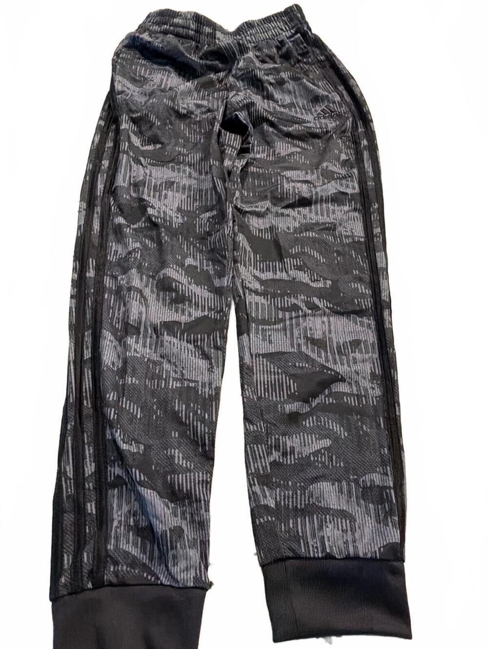adidas Boys Camo Print Athletic Pants M 10/12